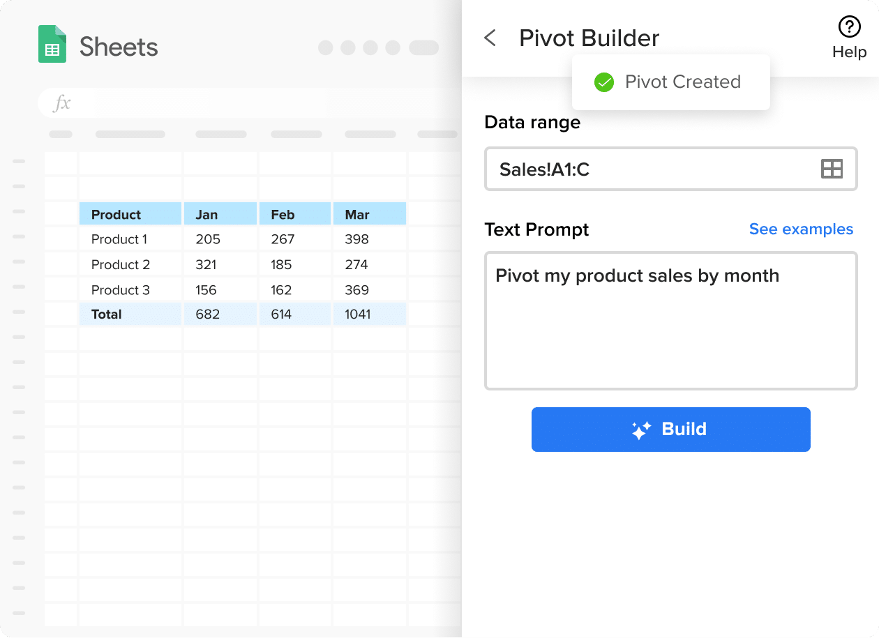 Pivot Table Builder Coefficient